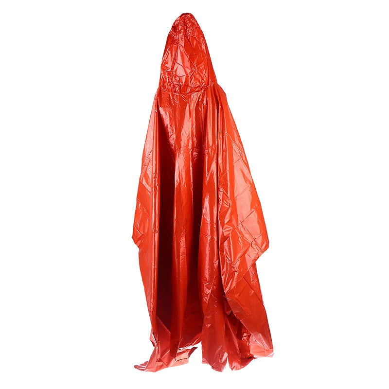 Waterproof Emergency Rain Poncho & Thermal Blanket – Hooded Emergency Rain Poncho SPOT