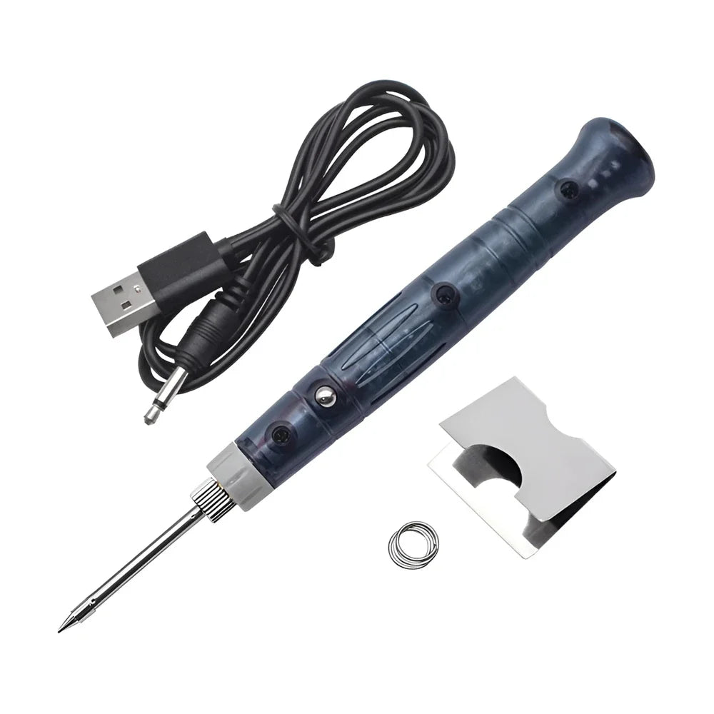 Mini USB Soldering Iron Kit 5V 8W – Adjustable Temp Welding Pen USB Soldering Iron SPOT As Show
