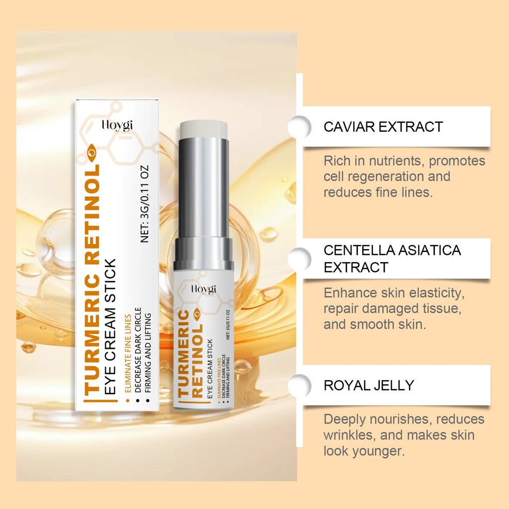 Hoygi Turmeric Retinol Eye Cream Stick – Brighten & Firm Eye Cream Stick SPOT
