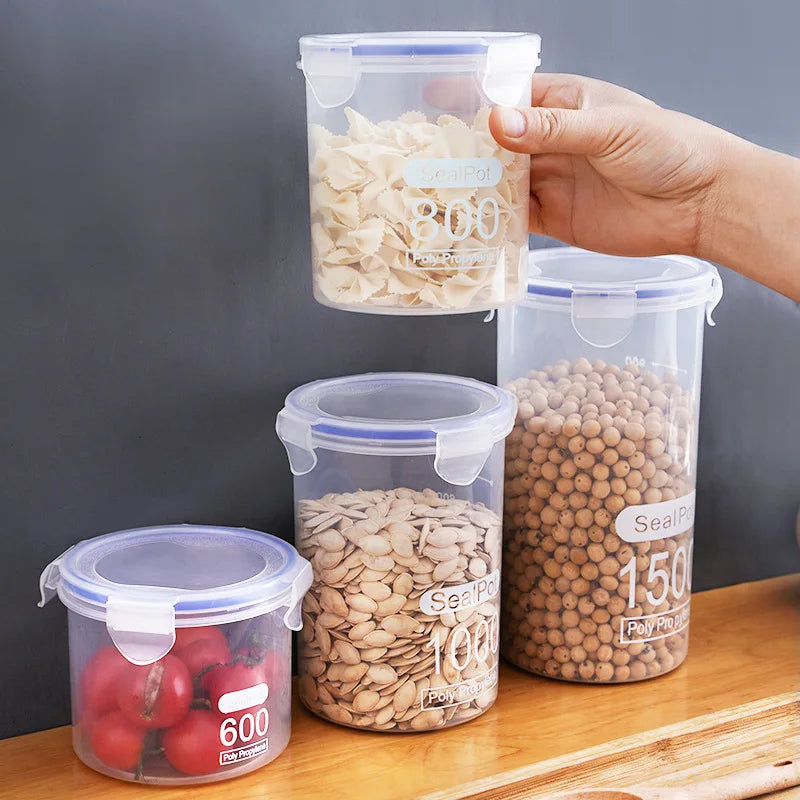 Transparent Sealed Food Storage Jar – Large Moisture-Proof Container Food Storage Container SPOT