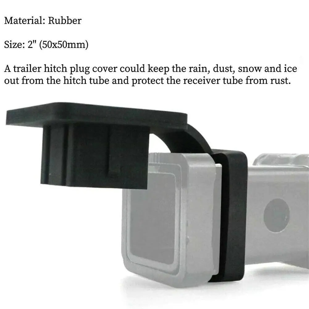Trailer Hitch Receiver Cover – Dustproof Waterproof Plug Cap Hitch Receiver Cover SPOT