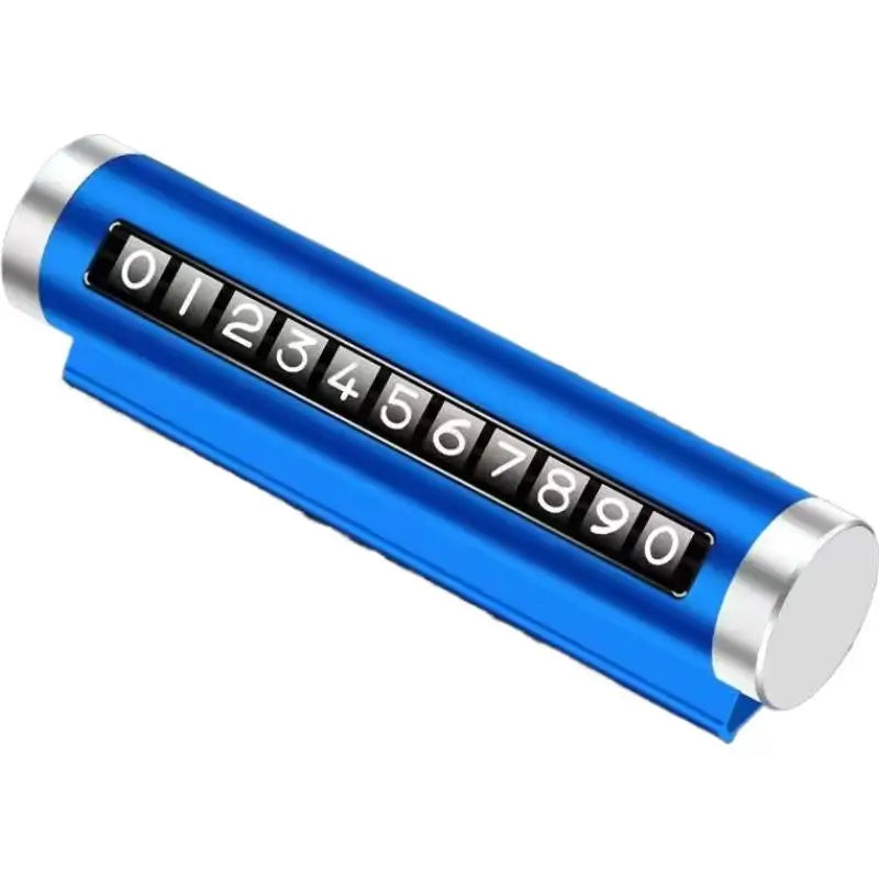 Rotating Magnetic Temporary Parking Card Holder for Dashboard Car Parking Holder SPOT Blue