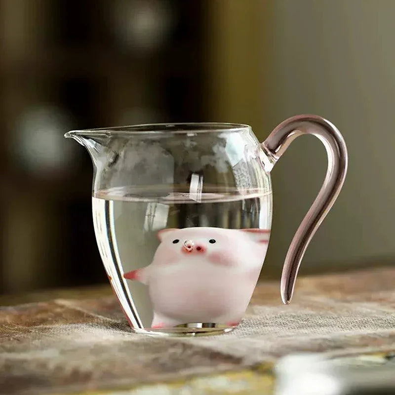 Bubbling Piggy Tea Pet – Ceramic Bubble-Blowing Pig Figurine Ceramic Tea Pet SPOT