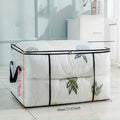 Large Transparent Zipper Storage Bag – Clothes & Bedding Storage Bag SPOT 1PC