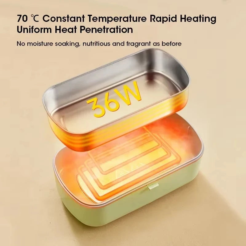Portable Electric Lunch Box – Waterless Food Heater 900ml Electric Lunch Box SPOT
