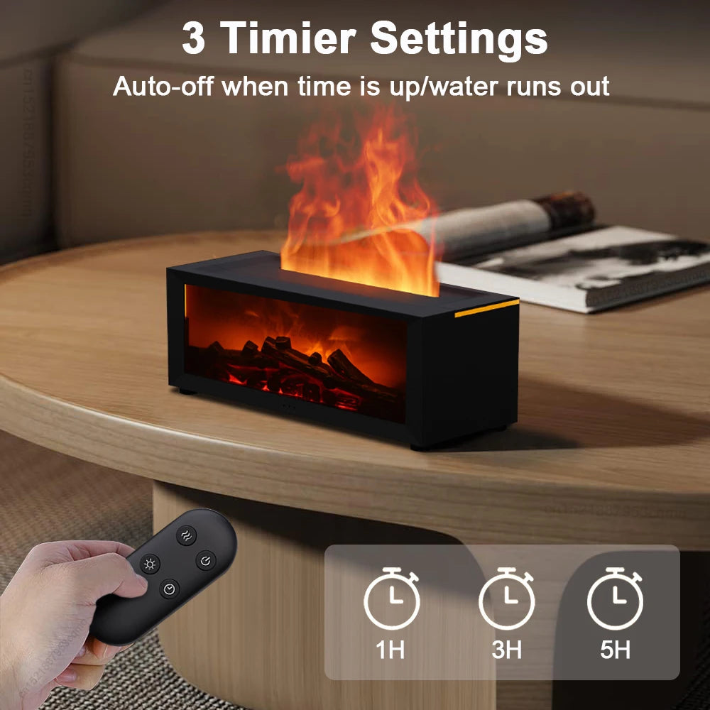 Flame Aroma Diffuser Humidifier with LED Light & Remote Aroma Diffuser Humidifier SPOT