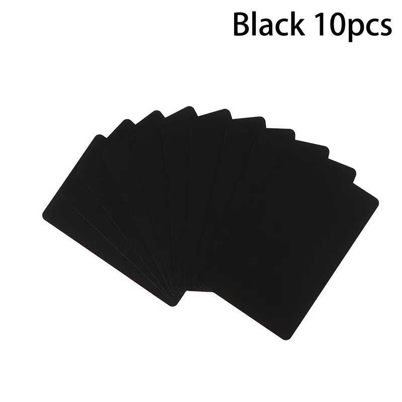 NFC215 Programmable PVC Cards – Rewritable NFC Business Cards NFC Smart Cards SPOT 10Pcs Black