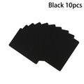 NFC215 Programmable PVC Cards – Rewritable NFC Business Cards NFC Smart Cards SPOT 10Pcs Black