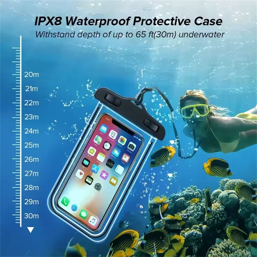 Waterproof Phone Pouch – Underwater Case for 7.2" Phones Waterproof Phone Pouch SPOT