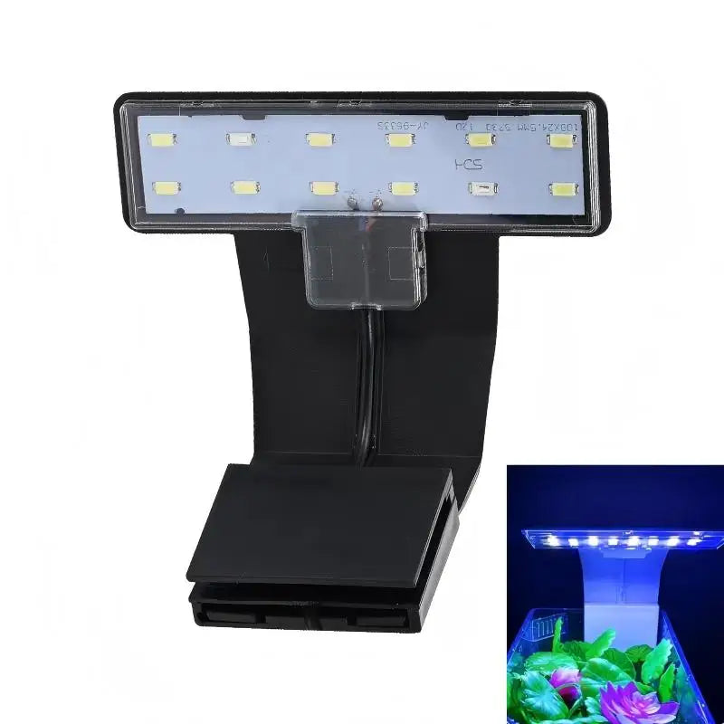 Ultra-Thin Clip-On LED Aquarium Light – 3 Color Modes Aquarium LED Light SPOT B