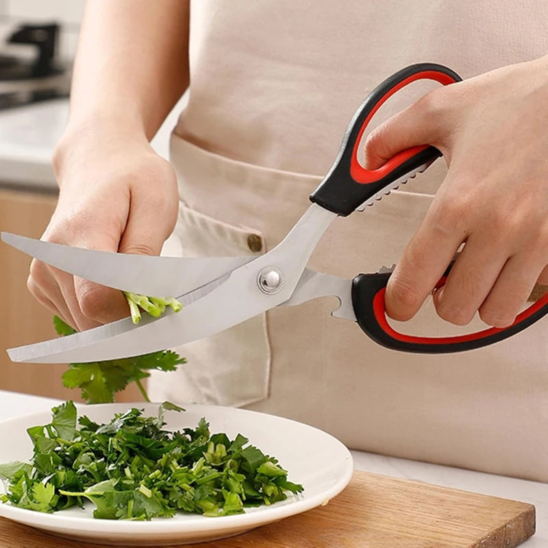 WOOJACK Heavy Duty Kitchen Shears – Stainless Steel Food Scissors Kitchen Shears SPOT
