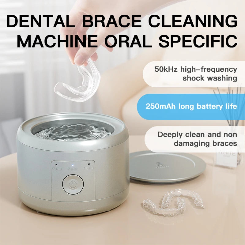 USB Rechargeable Ultrasonic Cleaner – Dentures & Aligners Ultrasonic Dental Cleaner SPOT