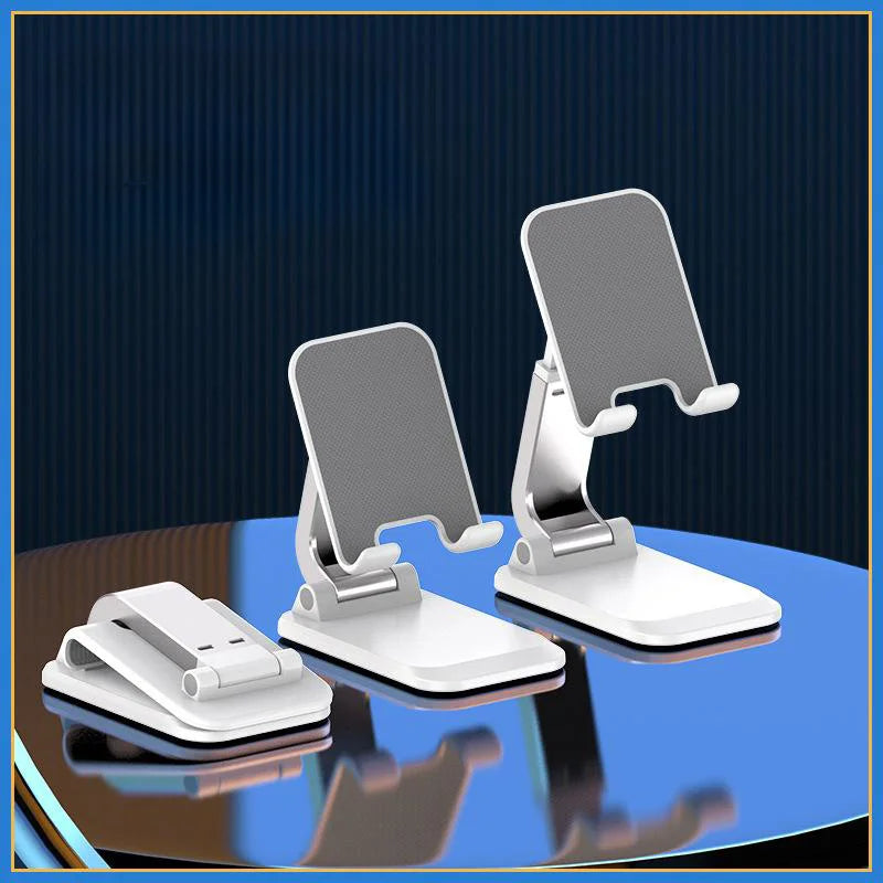 Adjustable Folding Phone & Tablet Stand – 360° Lazy Desk Mount Phone & Tablet Stand SPOT White