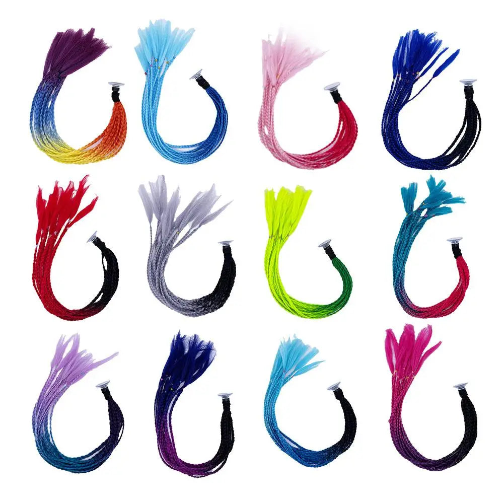 Helmet Braid Pigtail Decoration – Fits Bike & Motorcycle Helmets Helmet Accessory SPOT