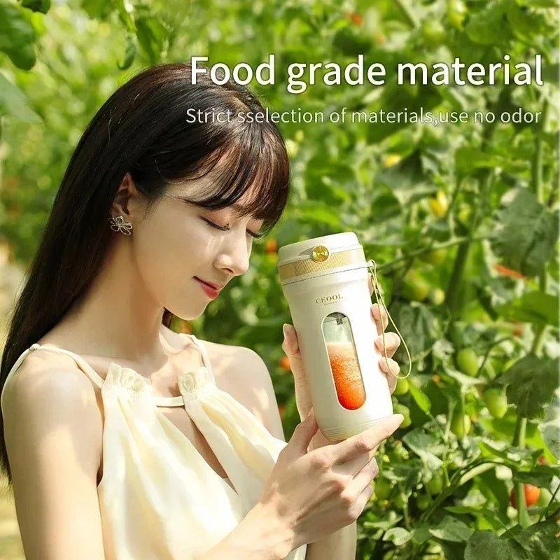 Portable USB-C Rechargeable Electric Blender Juicer – 350ml Portable Blender Cup SPOT