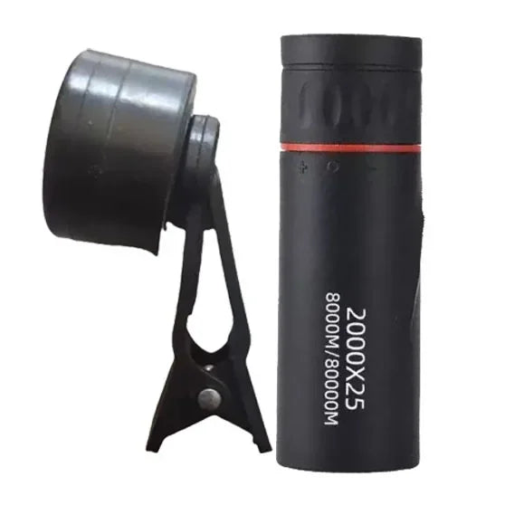 HD Monocular Telescope with Smartphone Adapter – 8-10x25 Monocular Telescope SPOT With phone clip