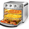 Geek Chef 26QT Air Fryer Toaster Oven Combo – 6 Slice, 1700W Air Fryer Toaster Oven SPOT Black US