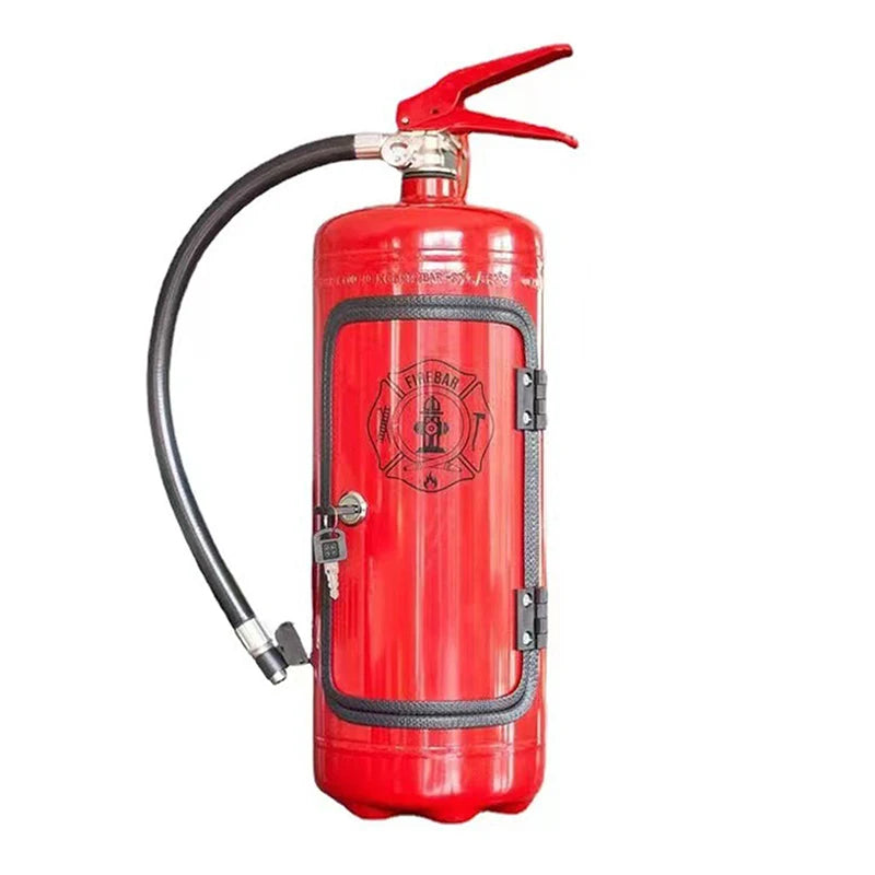 Fire Extinguisher Wine Cabinet – Novelty Mini Bar Gift Box Novelty Wine Gift Box SPOT