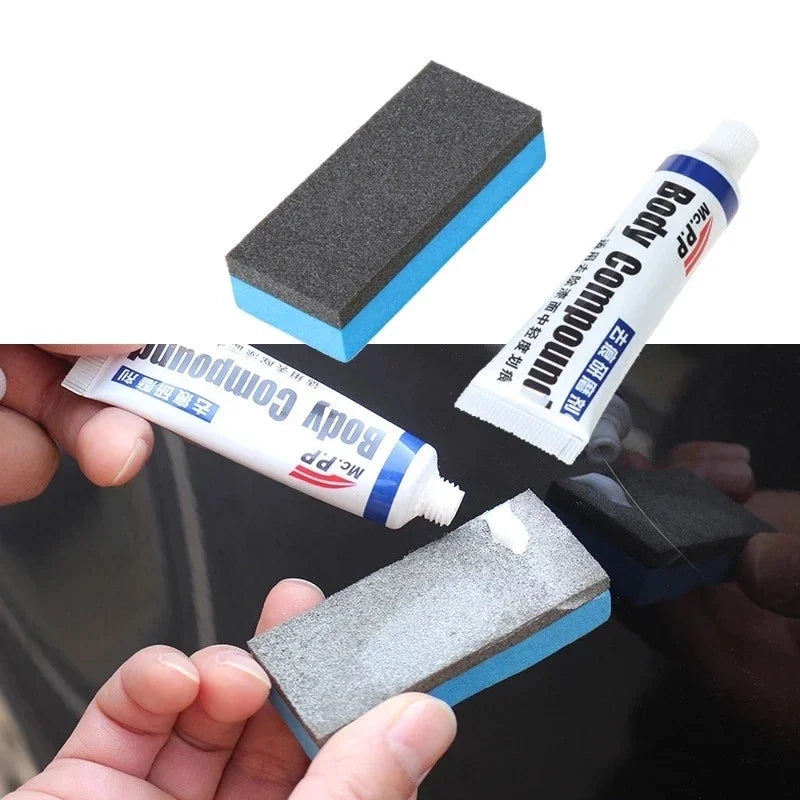 Car Scratch Remover Polishing Compound Paste & Sponge – 15g Car Polish Compound SPOT