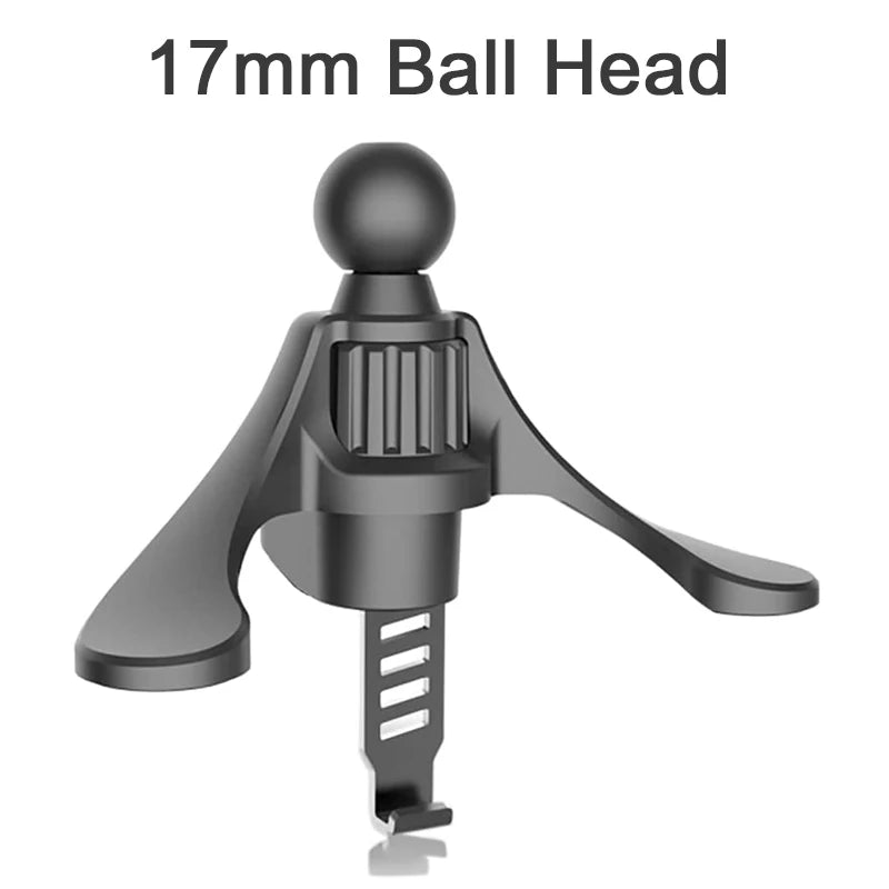 Magnetic Car Air Vent Phone Holder – 17mm Ball Head Clip Magnetic Car Mount SPOT black