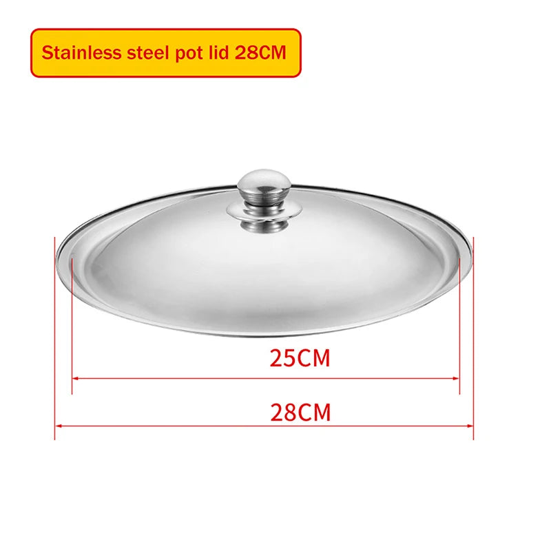 Universal Stainless Steel Pot Lid | Rustproof | 18–32cm Cookware Pot Lid SPOT A1 1