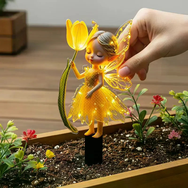 Solar Hedgehog Garden Stake Light – 2D Acrylic LED Decor Solar Garden Stake Light SPOT