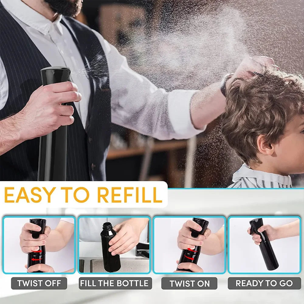 200ml Fine Mist Spray Bottle – High-Pressure Salon & Hair Hair Spray Bottle SPOT