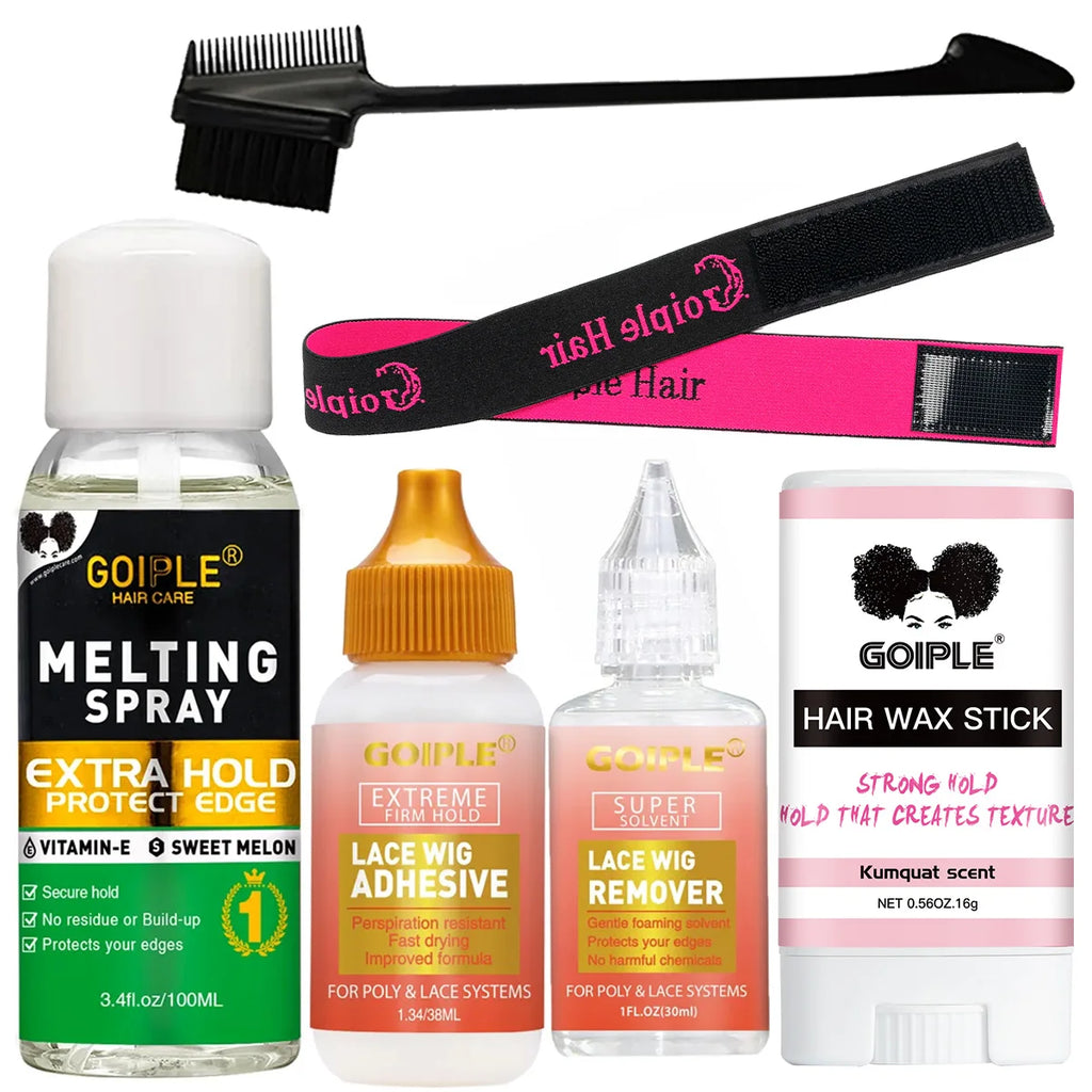 GOIPLE Lace Melting Spray & Waterproof Wig Bonding Kit Wig Bonding Kit SPOT 100melt-38ml-30-16g