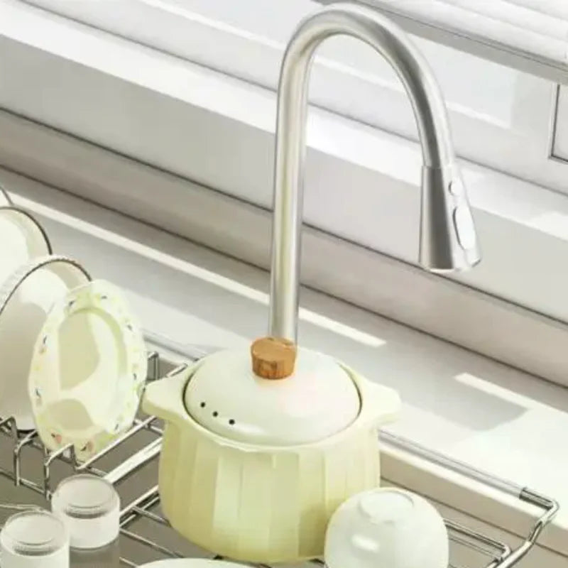 Expandable Over-Sink Dish Drying Rack – Rustproof Stainless Steel Dish Drying Rack SPOT