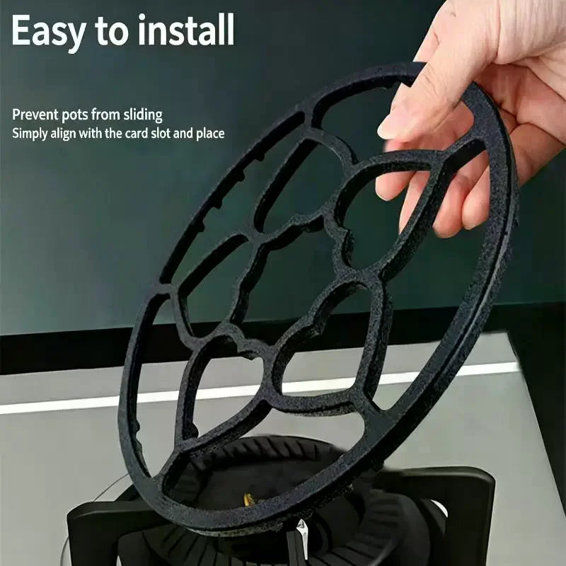 Cast Iron Gas Stove Wok Ring – Universal Non-Slip Cooktop Stand Wok Ring Stand SPOT