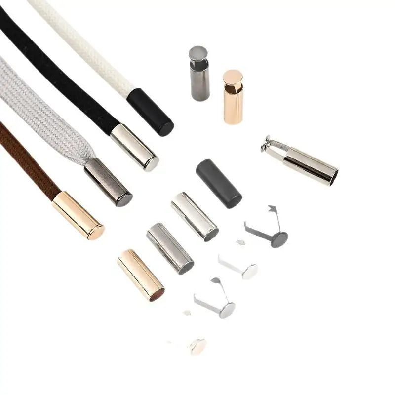 10-Pack Zinc Alloy Cord Lock Clips for Hoodies & Shoelaces Cord Lock Clips SPOT