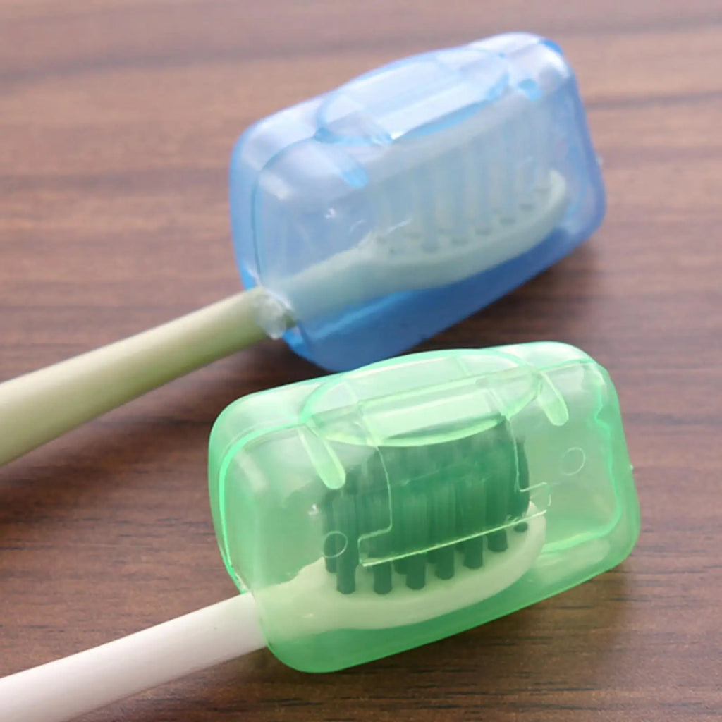 5-Pack Toothbrush Head Covers – Travel Hygiene Caps, Food-Grade Toothbrush Cap Cover SPOT