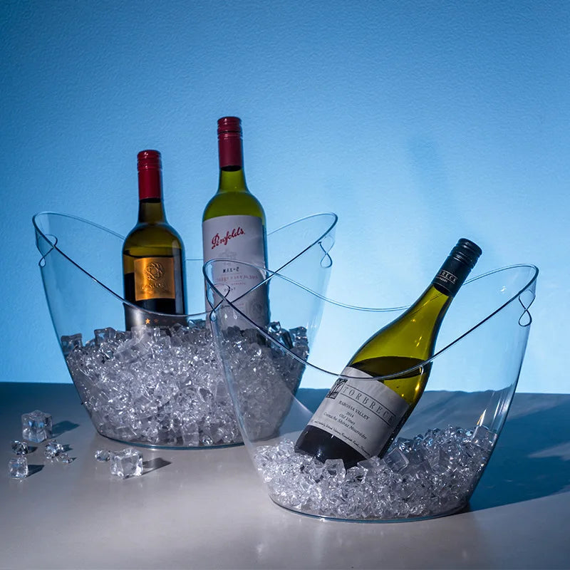 Acrylic Ingot Ice Bucket – Champagne & Wine Cooler Tub Acrylic Ice Bucket SPOT