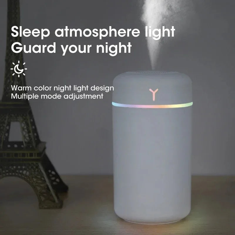 420ml USB Cool Mist Humidifier & Aroma Diffuser Night Light Cool Mist Humidifier SPOT