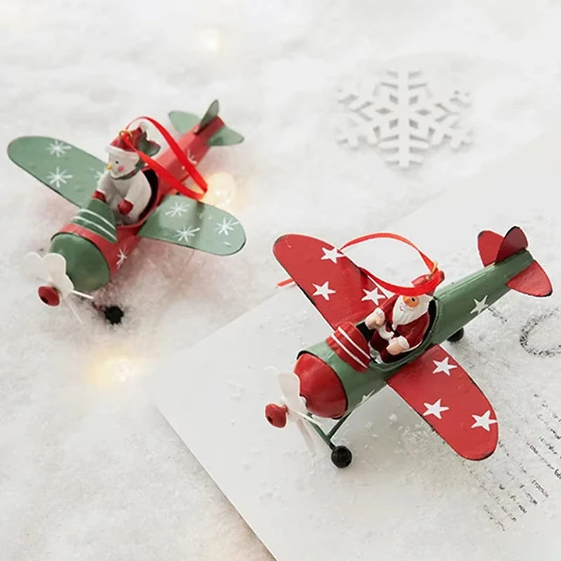 24-Pc Retro Iron Christmas Ornaments – Festive Hanging Pendants Christmas Ornament Set SPOT