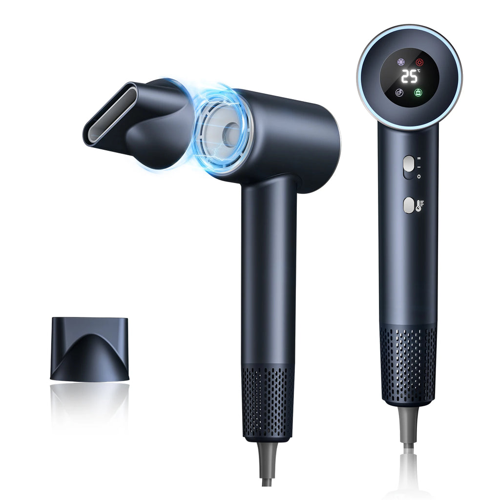 Professional High-Speed Ionic Hair Dryer with LCD Display Ionic Hair Dryer SPOT