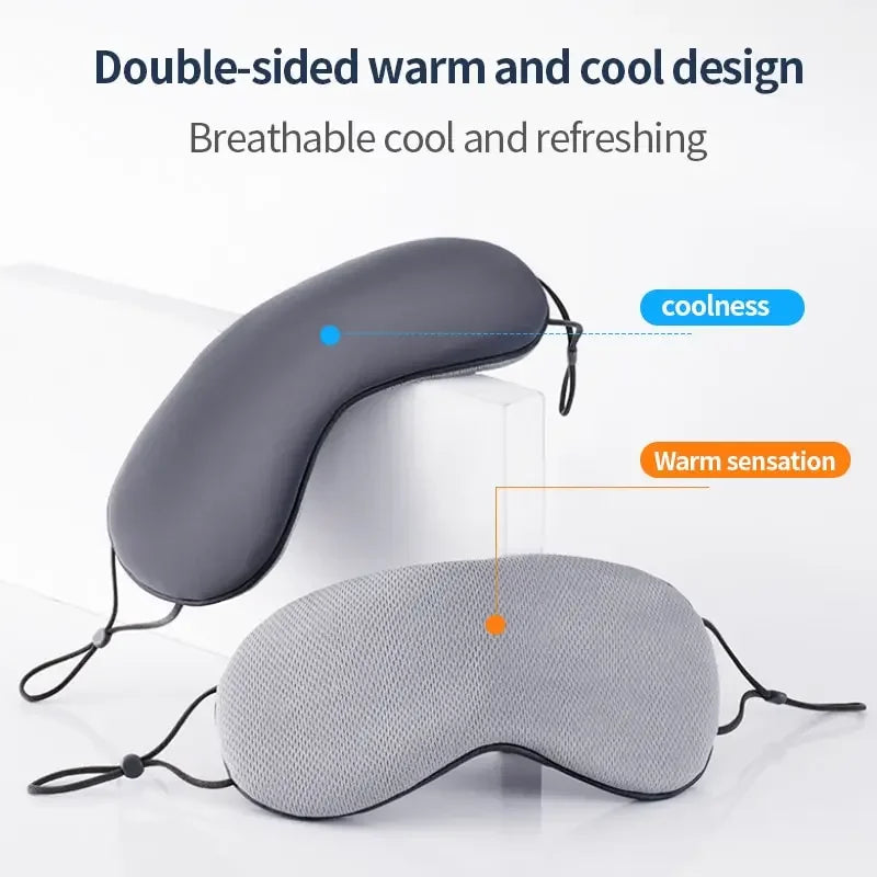 Korean Ice Silk Sleep Mask – Warm & Cool, Light Blocking Sleep Eye Mask SPOT