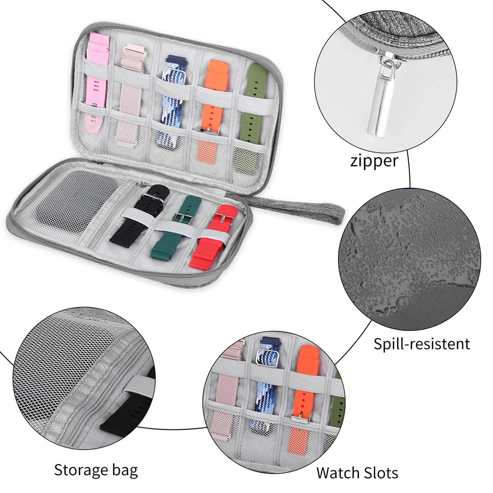 Portable Watch Band Storage Case – Waterproof Travel Organizer Travel Organizer Case SPOT
