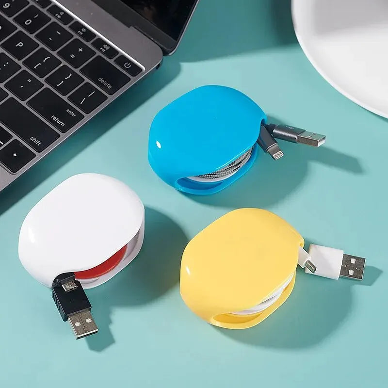 Retractable Cable Winder – Earphone & Cord Organizer Cable Winder Organizer SPOT