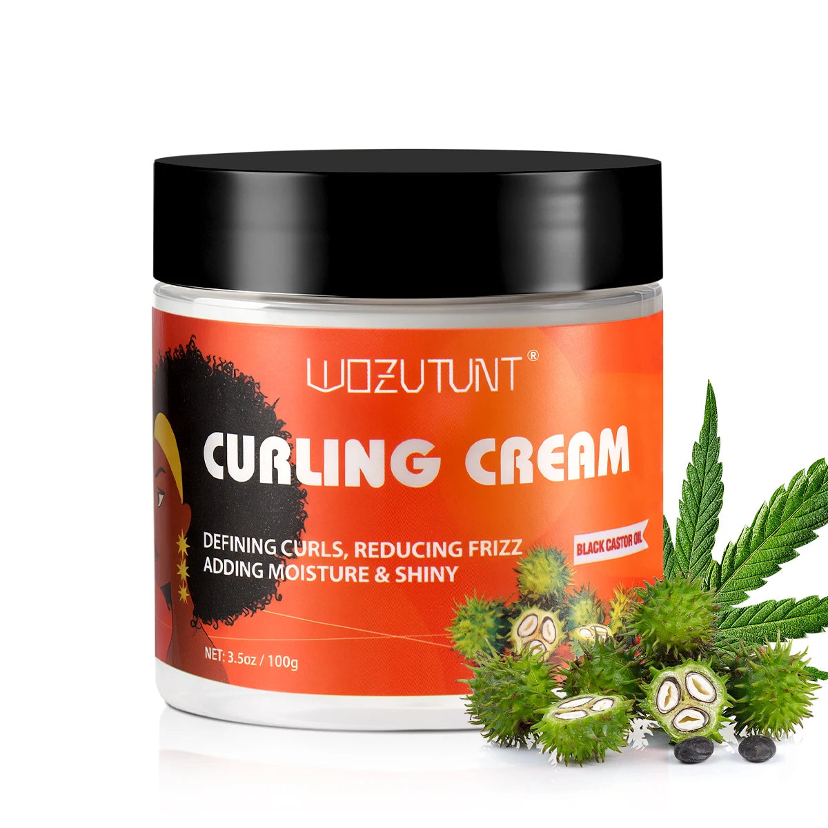 Curl Defining Cream with Black Castor Oil – Frizz Control 100g Curl Styling Cream SPOT 100g-curling-cream