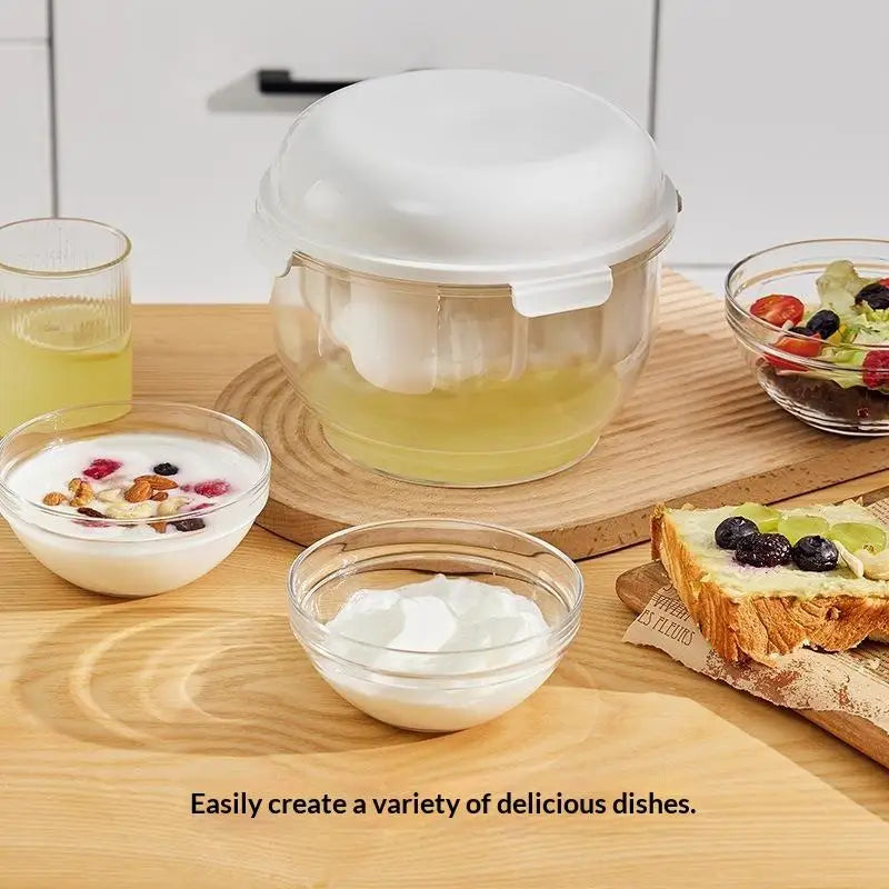 Yogurt Strainer Fine Mesh Filter with Lid – Cheese Maker Yogurt Strainer SPOT