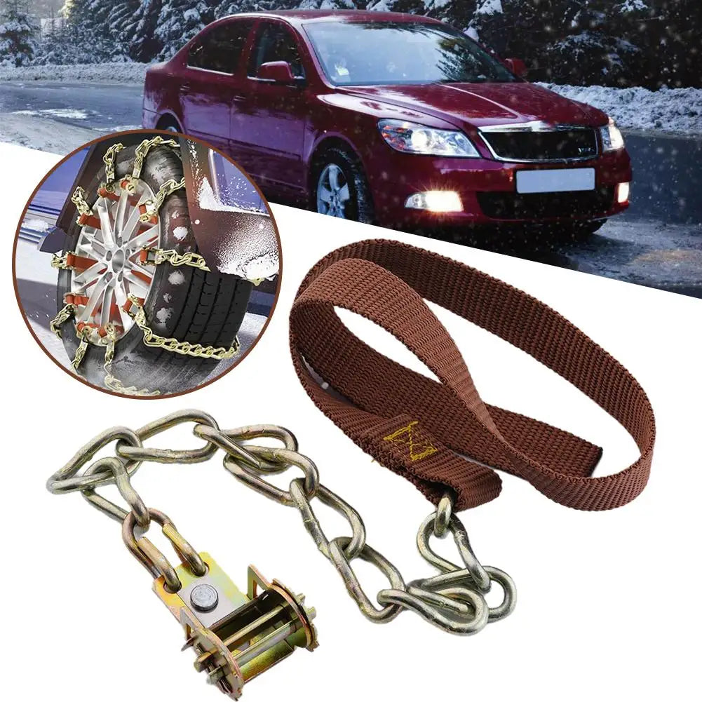 Universal Manganese Steel Snow Tire Chains – Car, SUV & Truck Snow Tire Chains SPOT