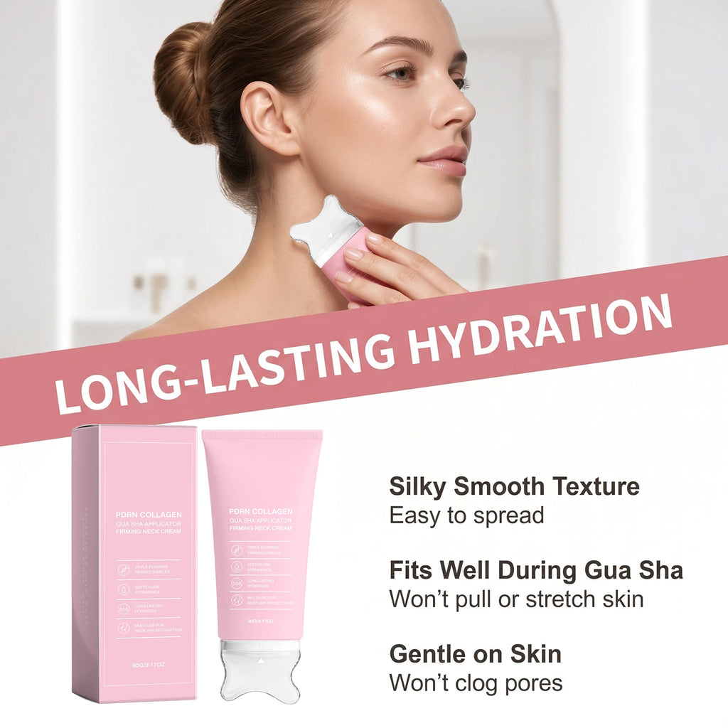 PDRN Collagen Gua Sha Neck Cream – Firming Contour Care Neck Firming Cream SPOT