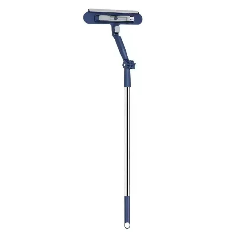 2-in-1 Rotatable Window Squeegee with 120cm Long Handle Window Squeegee Cleaner SPOT