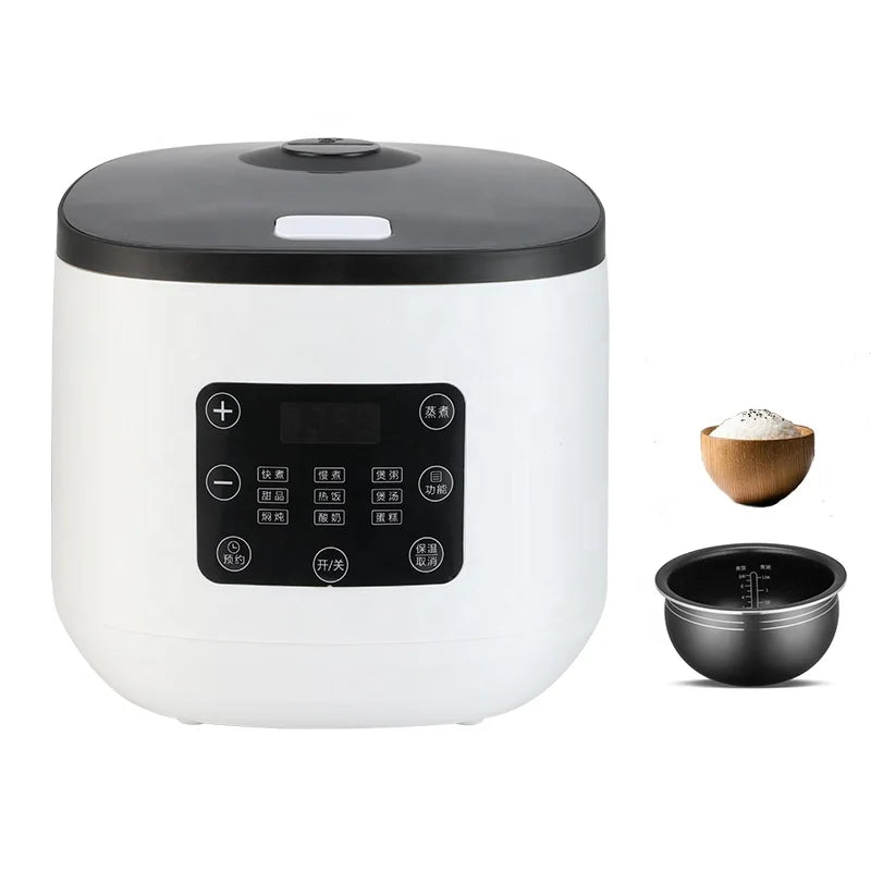 DUTRIEUX 5L Electric Rice Cooker – 10 Menus, Touch Control Electric Rice Cooker SPOT White AU