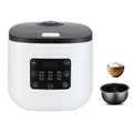 DUTRIEUX 5L Electric Rice Cooker – 10 Menus, Touch Control Electric Rice Cooker SPOT White AU