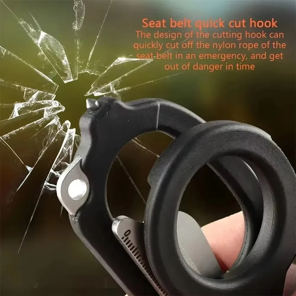 Tactical Folding Scissors Window Breaker Outdoor Survival Tool Tactical Multi-Tool SPOT