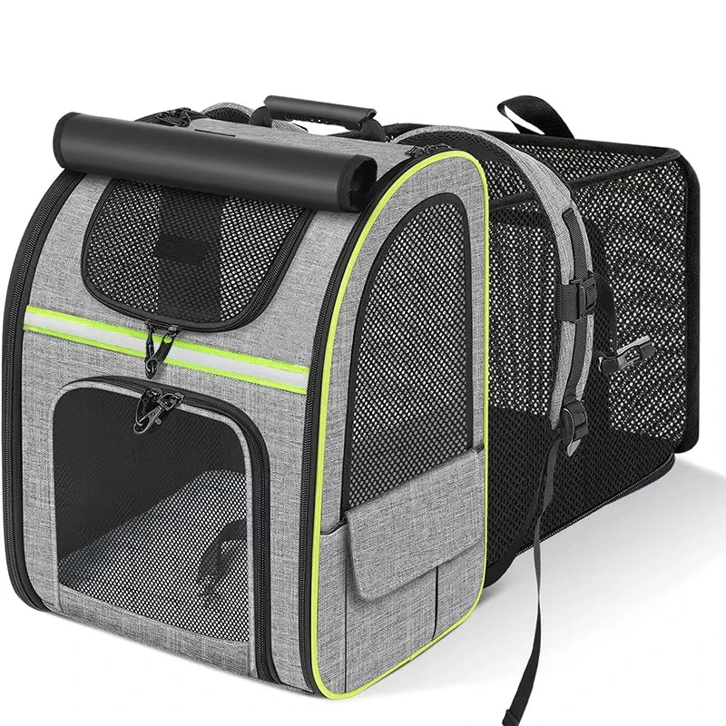 Large Expandable Pet Carrier Backpack – Breathable Dog & Cat Bag Pet Carrier Backpack SPOT