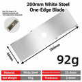 9-Inch Rhombus Lawn Mower Blade – Black-Plated Forged Steel Lawn Mower Blade SPOT A5