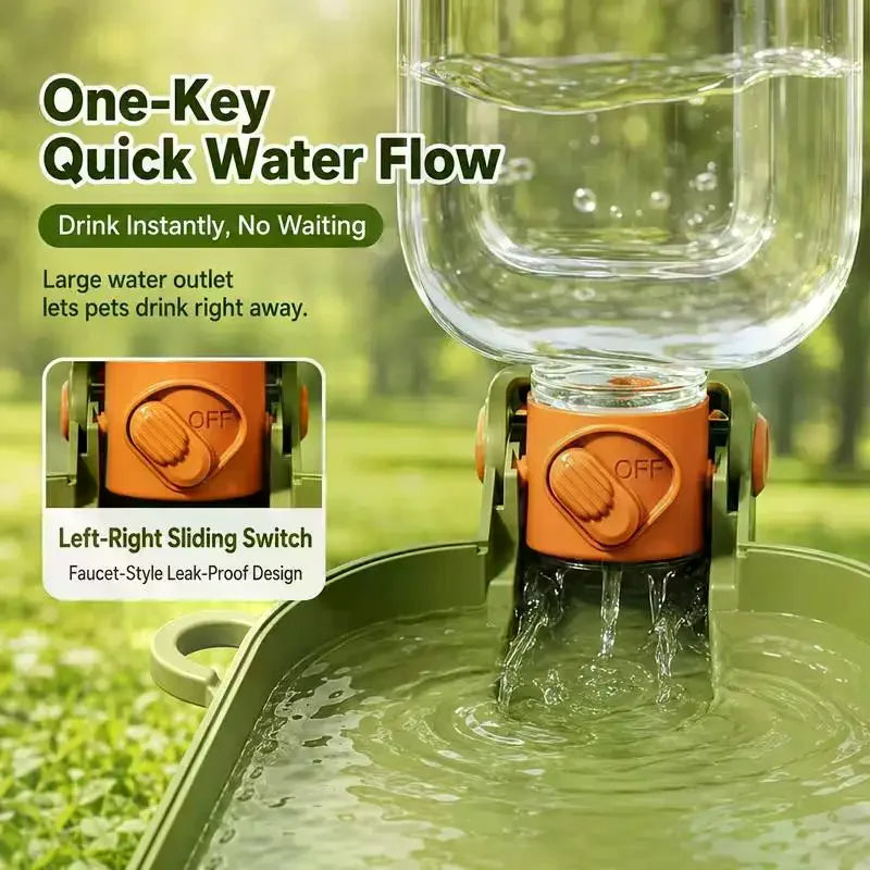 2-in-1 Portable Pet Water Bottle & Travel Cup – BPA-Free Pet Travel Water Bottle SPOT
